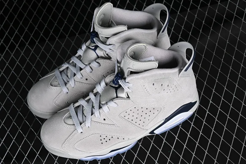 All categories Air Jordan Jordan series basketball shoes Air Jordan 6 LJR version Air Jordan 6 Retro "Georgetown" AJ6 Joe 6 Georgetown gray blue CT8529-012